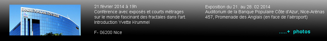 Un voyage à la recherche de la poésie des mathématiques dans le monde des fractales de Bernd Preiss, preload