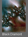 Black Diamont von Fractal Fineart